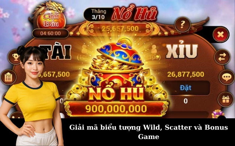Giải mã biểu tượng Wild, Scatter và Bonus Game