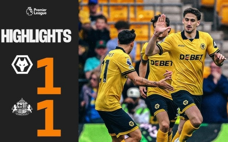 Wolves 1-1 Sunderland