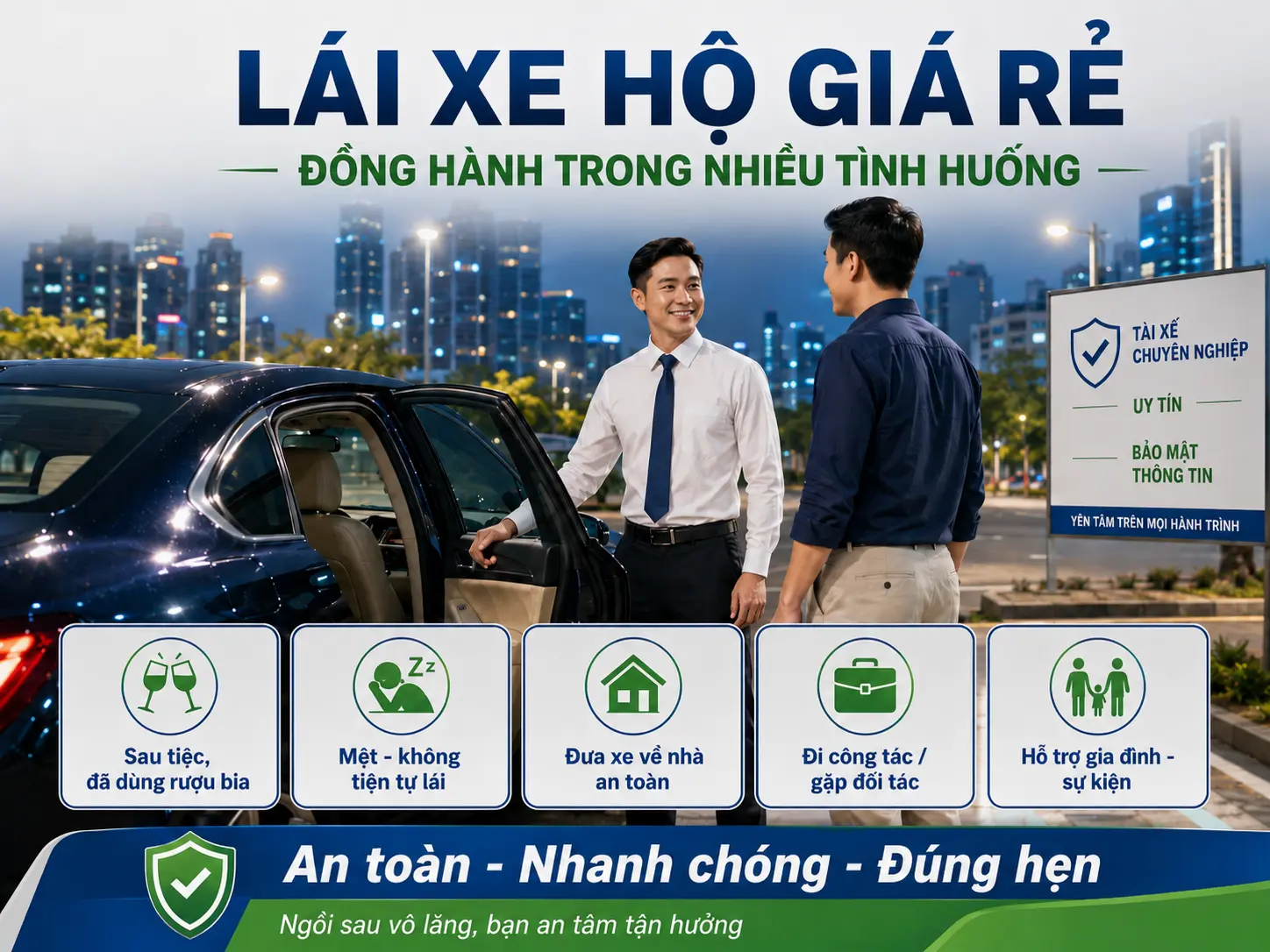 Lái Xe Hộ Giá Rẻ – hệ sinh thái hỗ trợ hành trình trọn vẹn